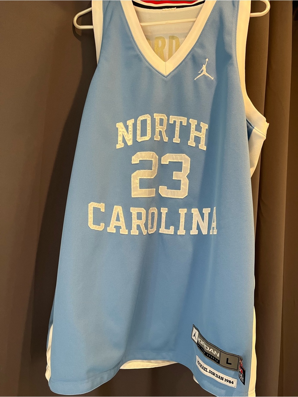 Jordan Reversae North Carolina and Team USA Basketball Jersey